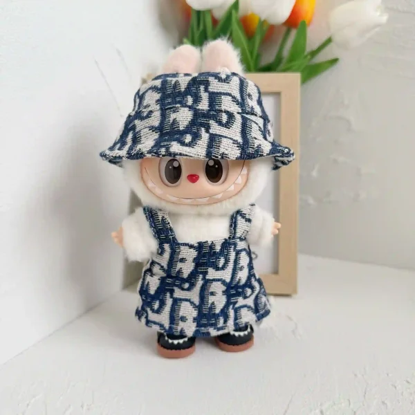 perfect fit Labubu bunny outfit 17cm doll clothes