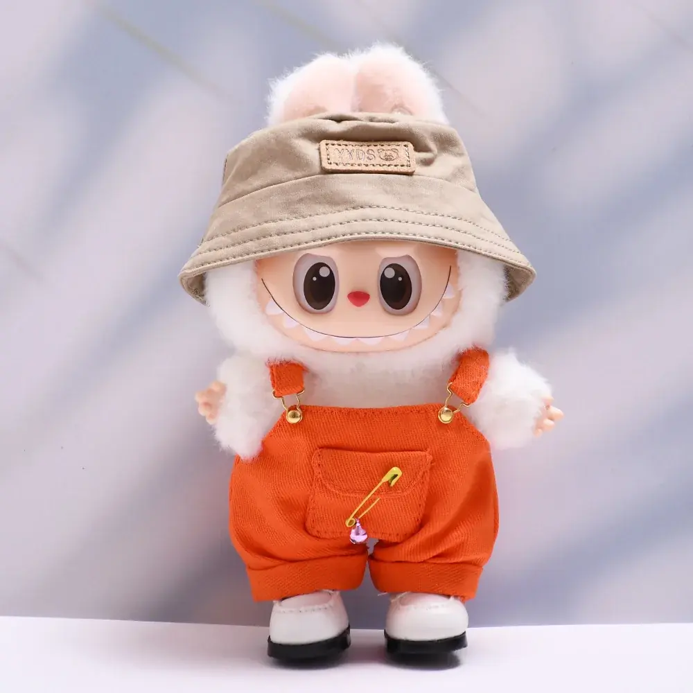 playful bunny outfit for labubu i and ii idol dolls