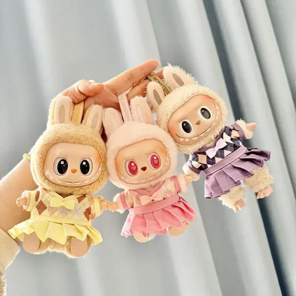 premium 17cm Labubu doll clothing set for collectors