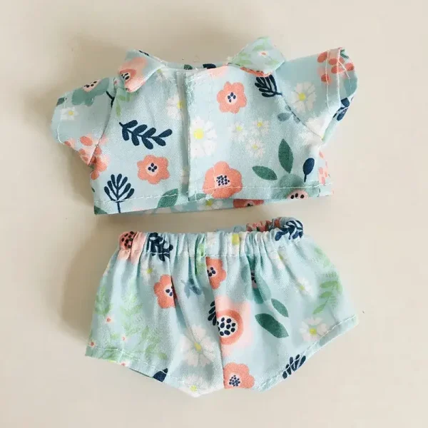 premium 17cm Labubu doll pajama set accessories