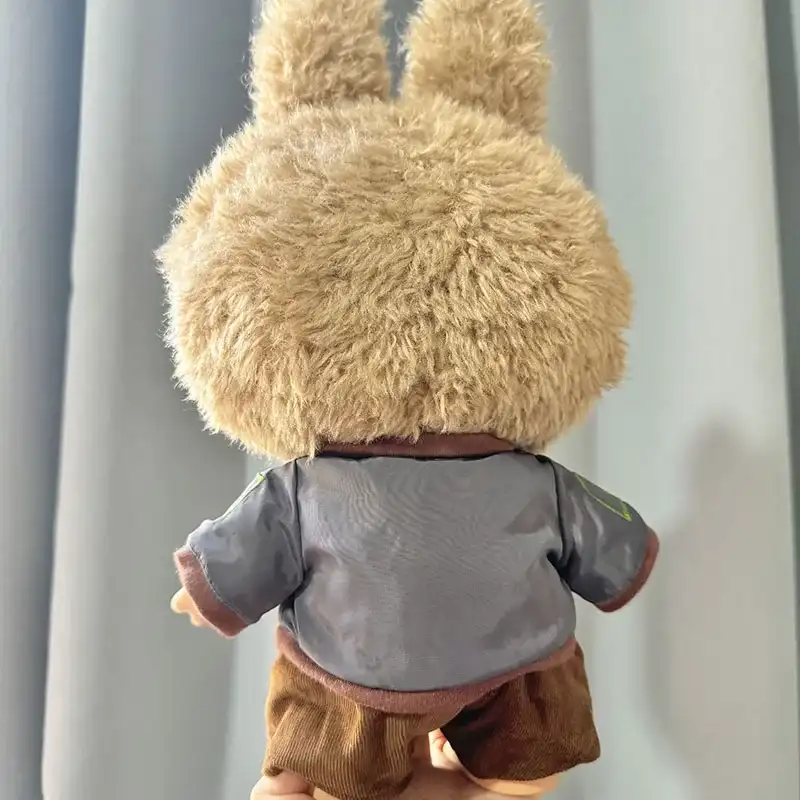premium casual outfit set for 38cm labubu doll comfortable wear
