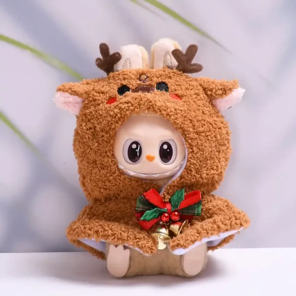 premium labubu christmas clothes for 15 17cm dolls
