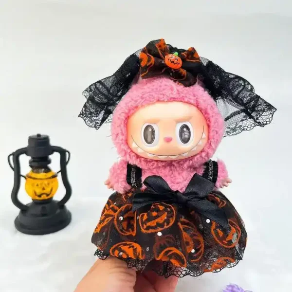 premium labubu halloween costume 15cm 17cm doll