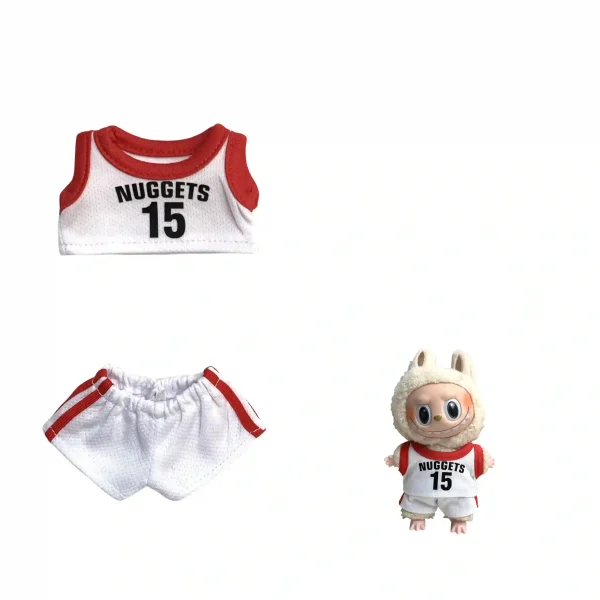 premium quality Labubu basketball jersey outfit for collectors