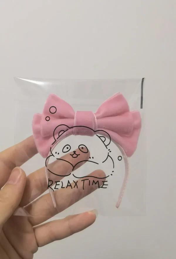 premium quality bow headbands for 17cm Labubu doll display
