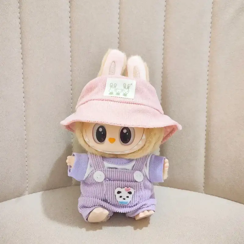 premium quality bunny outfit for 17cm Labubu doll