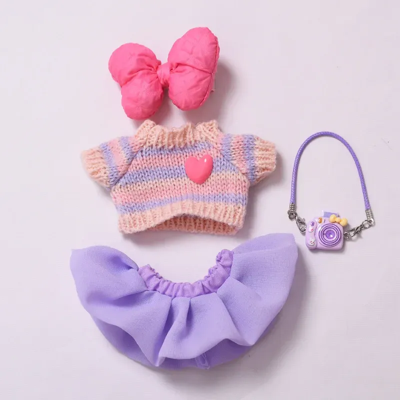 premium quality doll clothes for 17cm labubu dolls