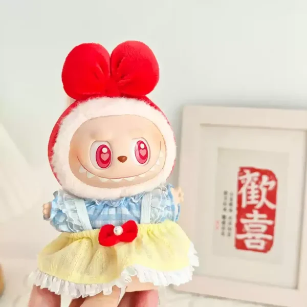 premium quality labubu winter clothes for 15 17cm dolls
