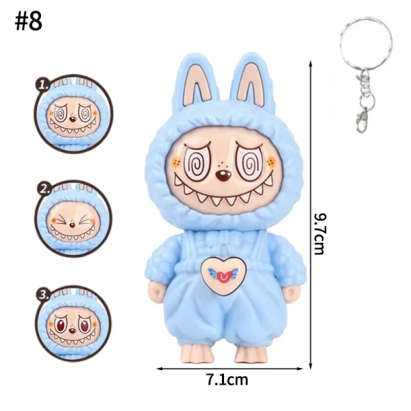 quirky labubu bunny keychain for unique style