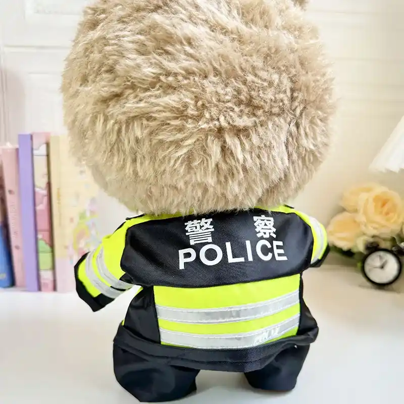 realistic police uniform for 38cm labubu doll