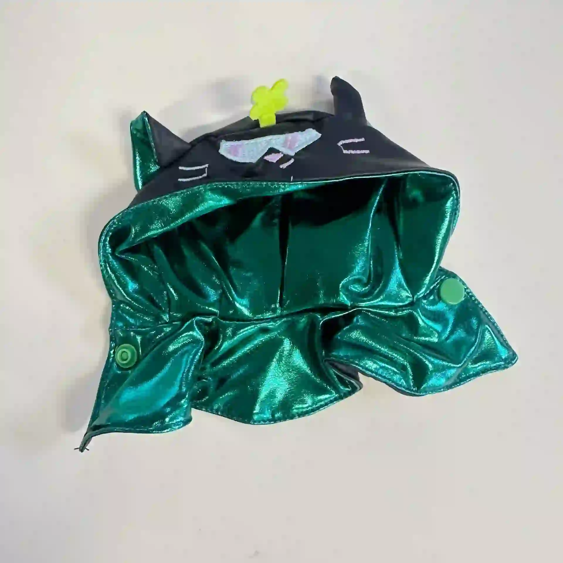 shiny cotton labubu doll clothes magical hooded cloak
