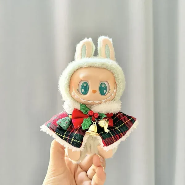 soft and comfortable labubu christmas clothing set