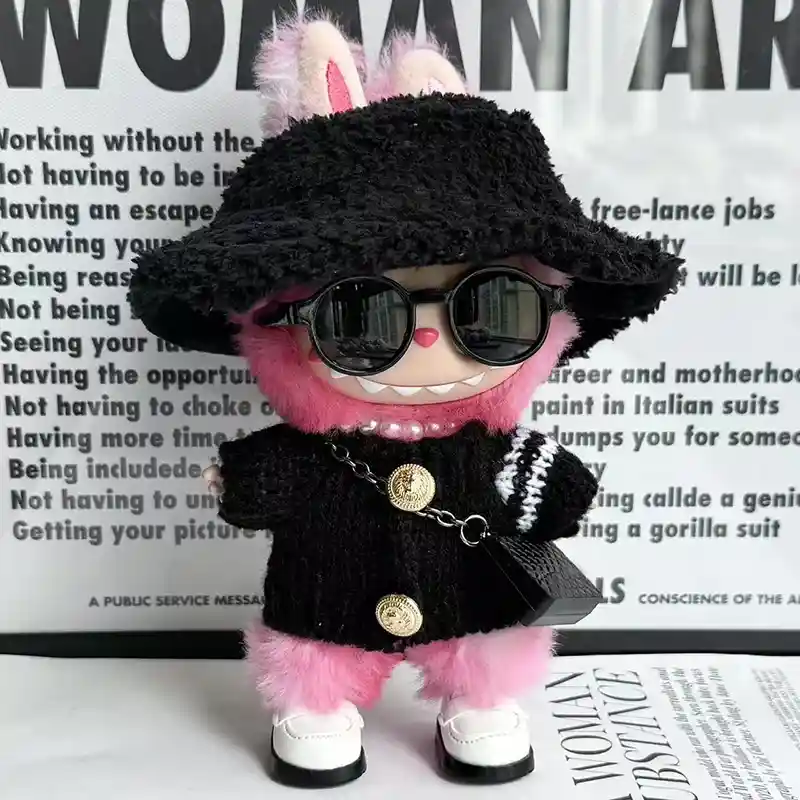 soft and comfortable labubu doll outfits for imaginative play