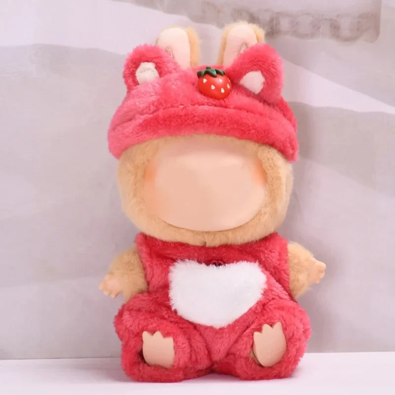 soft and cuddly frog costume for 17cm Labubu
