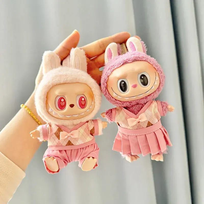soft cloth 17cm Labubu doll outfit perfect fit accessories