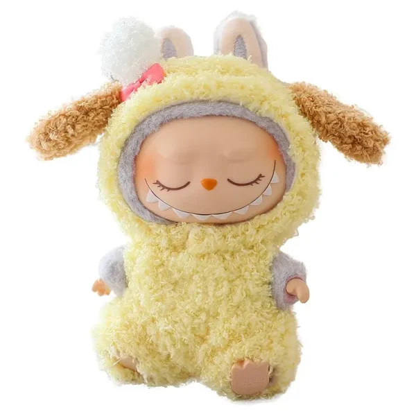 soft cuddly labubu doll bunny costume outfit set