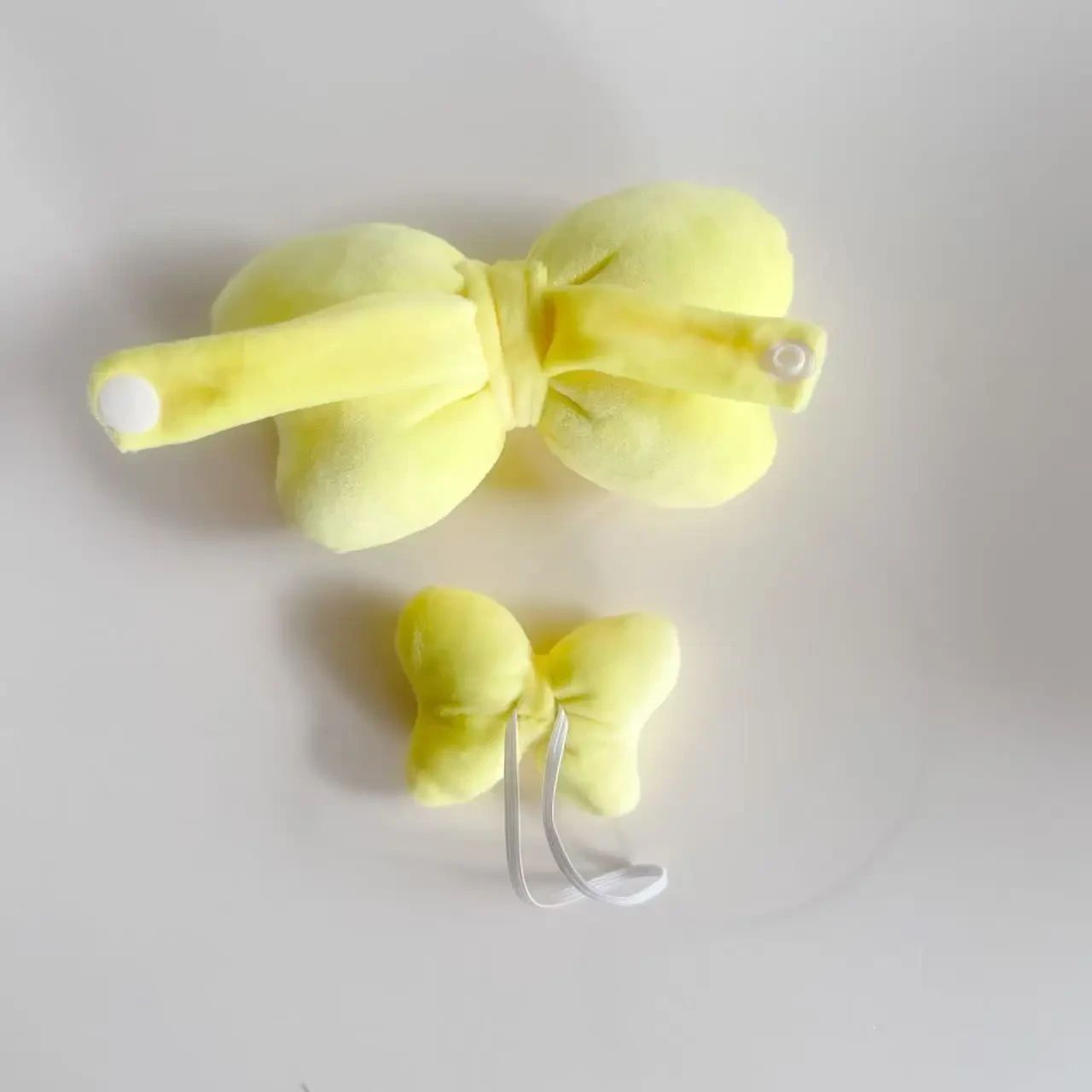 soft plush pink bunny costume for 17cm Labubu collectible doll