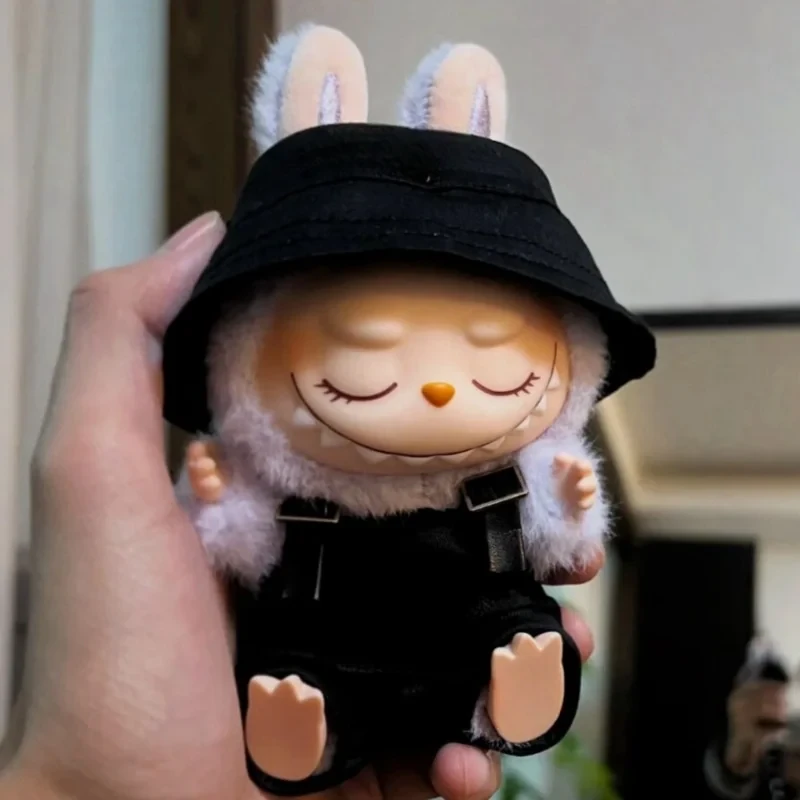 soft textured fabric 17cm Labubu doll clothes ensemble