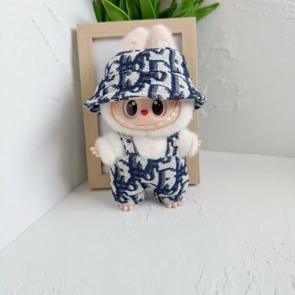 stylish Labubu doll outfit with adjustable straps