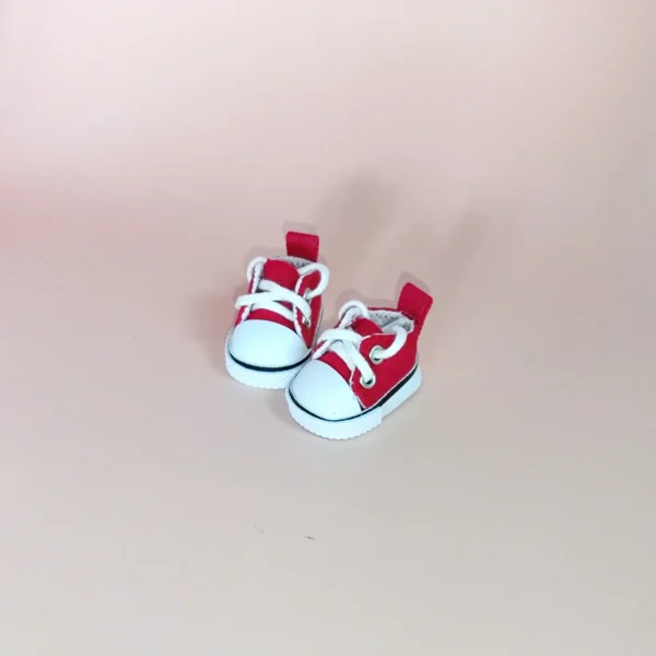 stylish canvas sneakers for 15 17cm labubu dolls upgrade wardrobe