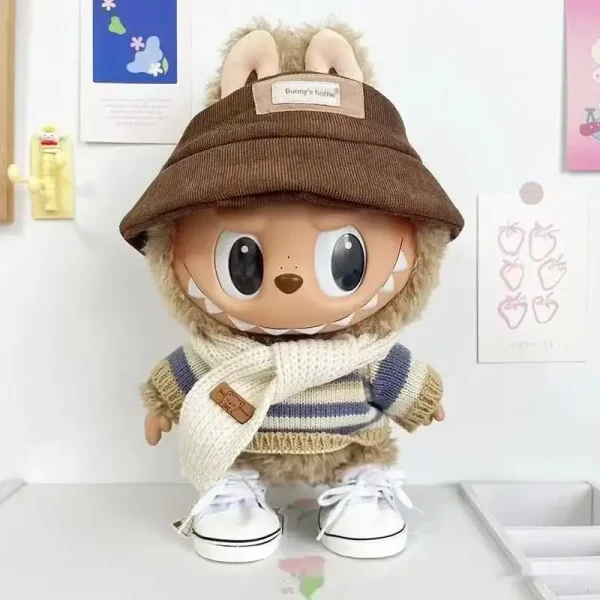 stylish casual clothes for 38cm labubu doll unique design