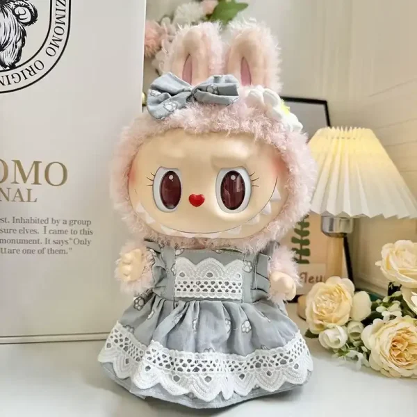stylish casual outfit for 38cm labubu doll great gift idea