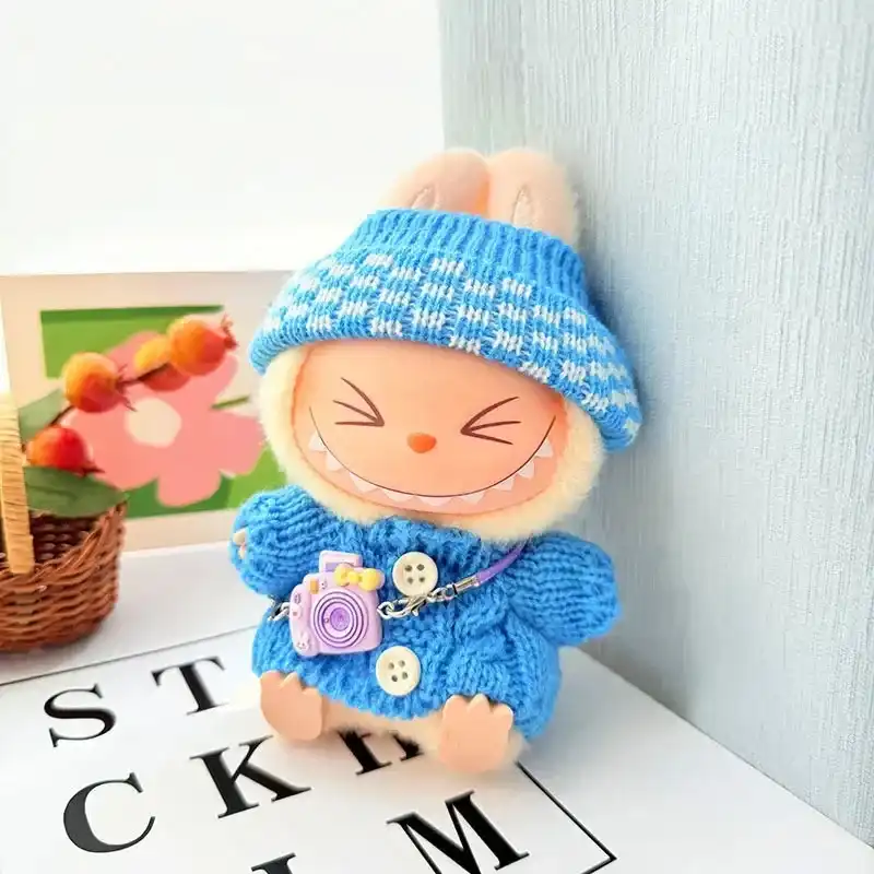 stylish knitted sweater hat accessory set for labubu dolls online