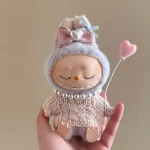 stylish labubu doll bunny sweater outfit for kids