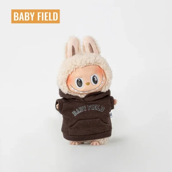 stylish labubu hoodie outfit with kangaroo pocket 17cm