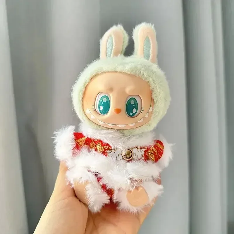 tang suit inspired chinese new year outfit for labubu doll