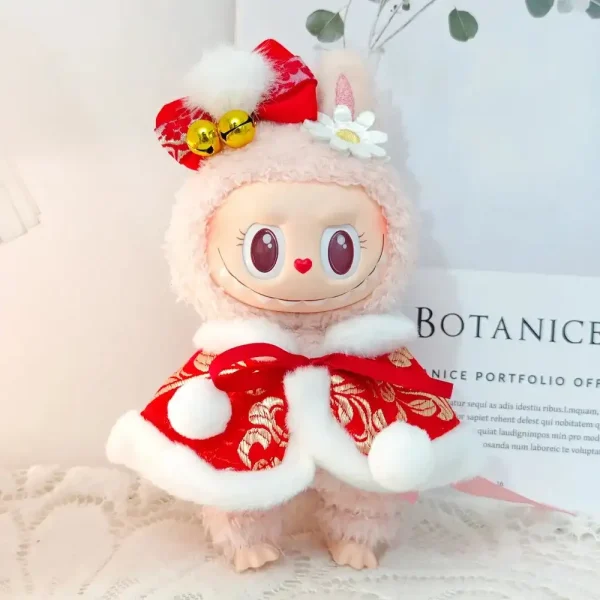 traditional chinese style labubu chinese new year doll outfit