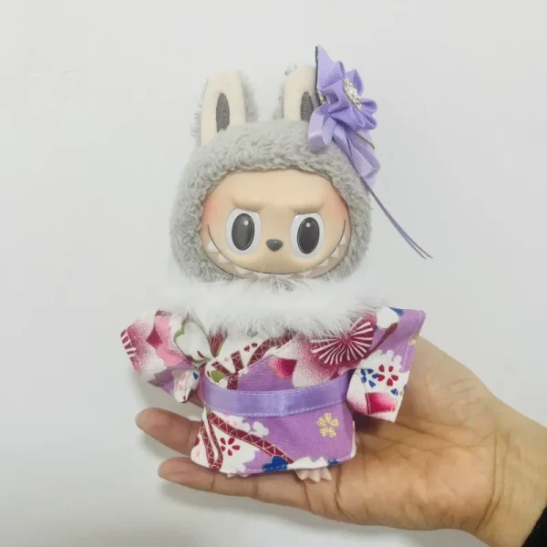transform your labubu doll with this kimono outfit