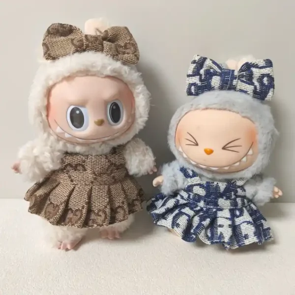 treasured addition to 17cm Labubu doll wardrobe