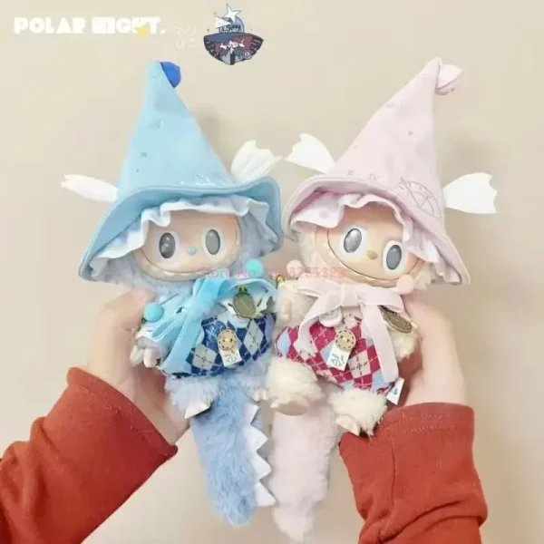 unique labubu wizard hat design with bell accessory
