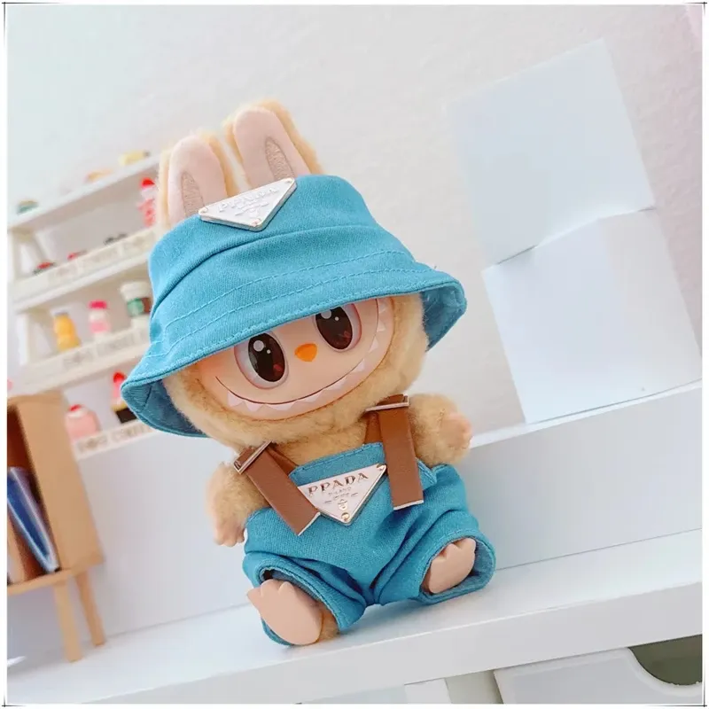 versatile neutral color 17cm Labubu doll clothes set