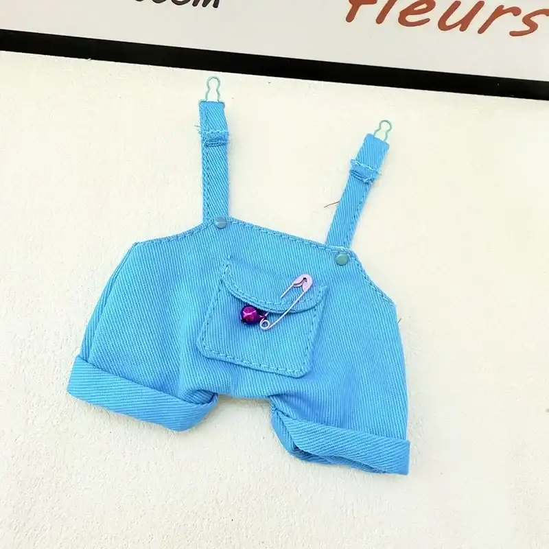 vibrant color labubu doll summer overalls outfit set for sale