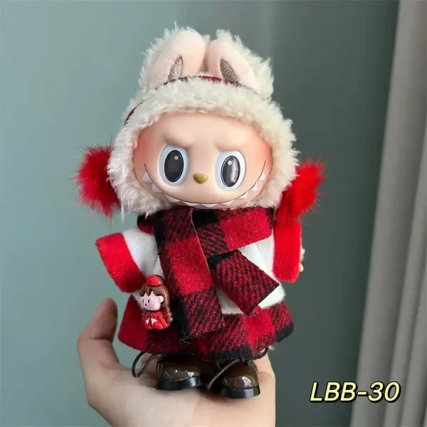 visually appealing labubu 17cm doll outfit