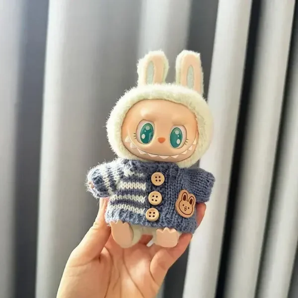 well constructed labubu knit sweater outfit set