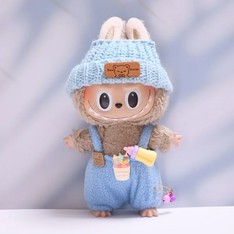 whimsical bunny outfit for labubu doll casual style