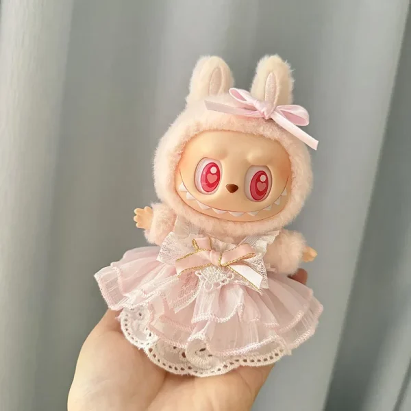 whimsical fairy dress for 17cm labubu doll