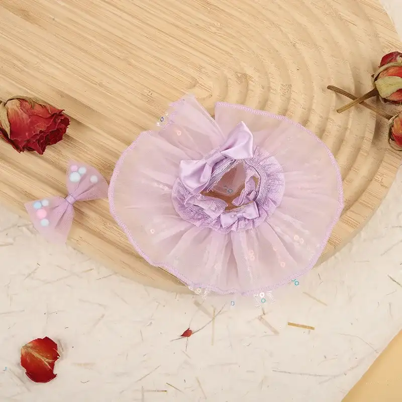 whimsical fairytale princess dress for labubu doll