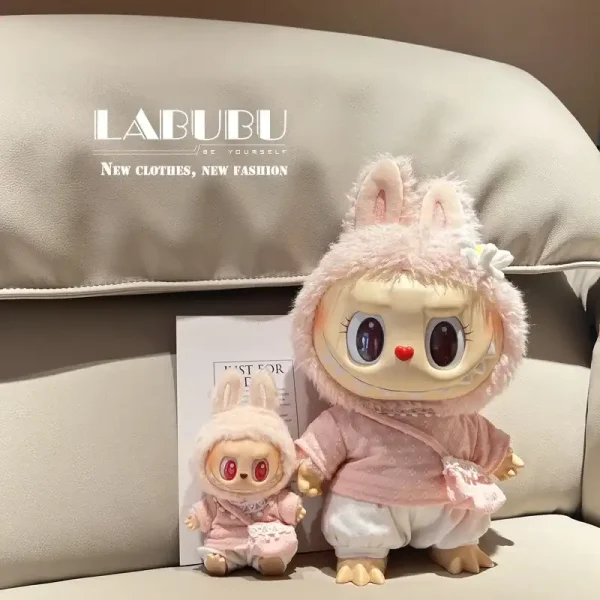 whimsical labubu bunny clothes set leisure outfit gift