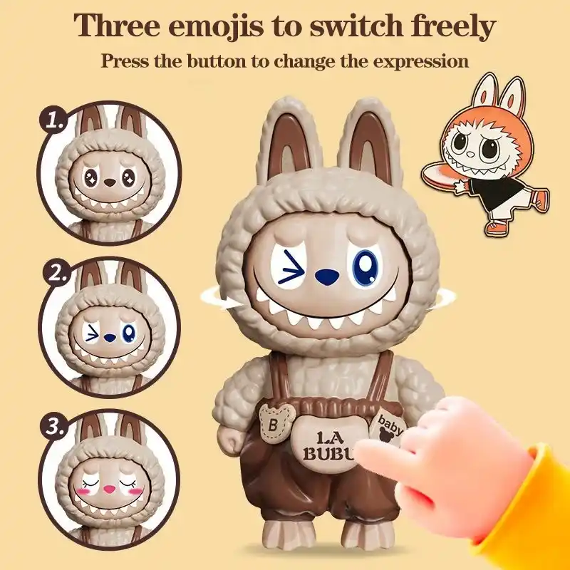 whimsical labubu bunny keychain pendant for keys