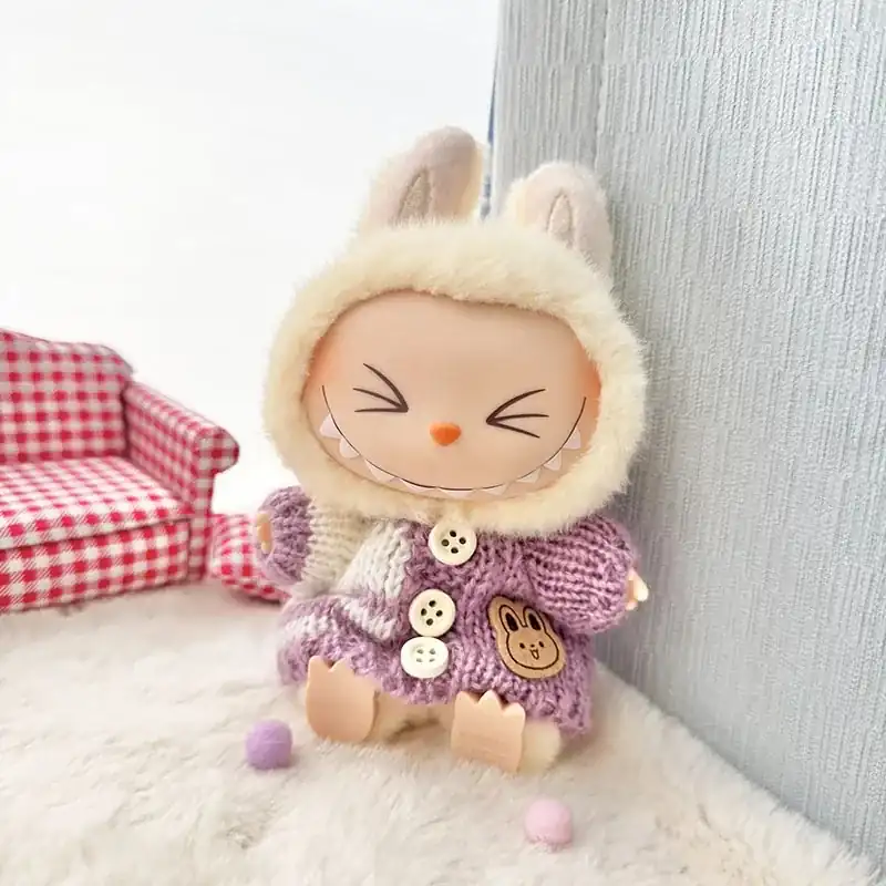 whimsical labubu bunny outfit for kids gift