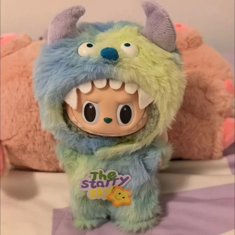 whimsical monster costume outfit for 17cm Labubu doll